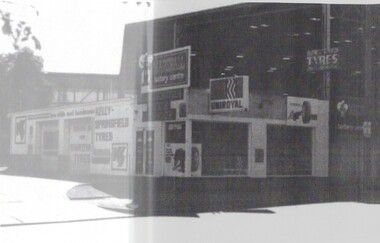 B/W strip photo of Railway Road, Blackburn.