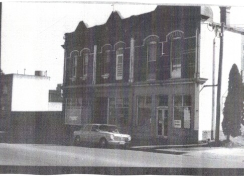 B/W strip photo of Railway Road, Blackburn.