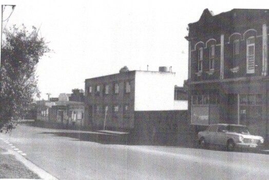  B/W strip photo of Railway Road, Blackburn.