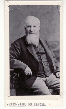 4 copies of black and white photo of William Slater