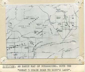 Photograph, Map of Nunawading