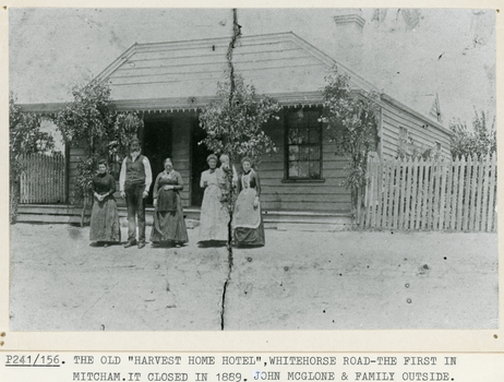 The first hotel in Mitcham. 
