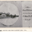 Black and white postcard showing Blackburn Lake|