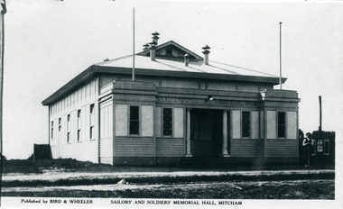 Photograph, Memorial Hall Mitcham