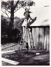 Photograph, Schwerkolt Cottage Building the Blacksmith's Workshop, 1969