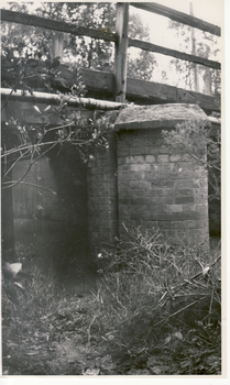 Black and white photo of bridge, Lake Road, Blackburn