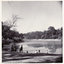 Black and white photo of Blackburn Lake in Blackburn.