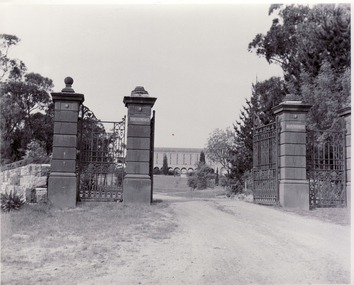 Whitefriars Seminary showing the main gates.