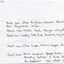 Back of photo of Anglican Church Choir members.
