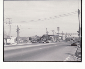 Black and white photo of corner of Whitehorse and Railway Road, Blackburn