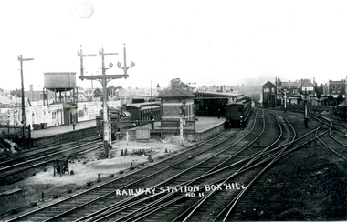 Photograph, Box Hill Railway Station, C1918