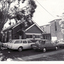 Black and white photo of original Presbyterian Church Hall built in 1926.  Corner of The Avenue and Blackburn Road. 