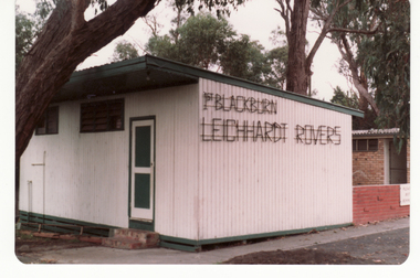 Black and white photo of 1st Blackburn Leichhardt Rovers' Hall 