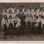 Black and white postcard of unknown school band in 1930