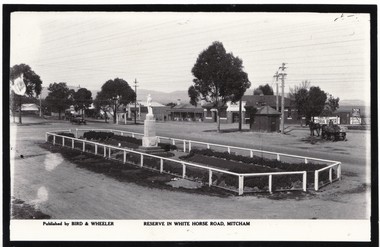 Photograph, Reserve in Whitehorse Road, Mitcham, C1930