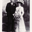 Black and white photo of Charles and Edith Toogood.  Photo taken on their wedding day16/4/1912.