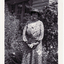 Black and white photo of Mrs. Ethel; Brocklesby at 'Wildwood' Bakers Road, Blackburn