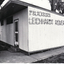 Black and white photo of 1st Blackburn Leichhardt Rovers' Hall in Blackburn.