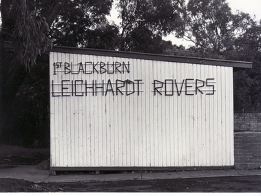 Photograph, 1st Blackburn Leichhardt Rovers' Hall, 1977