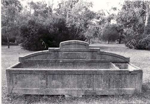 Horse trough at the corner of Blackburn and Canterbury Roads Canterbury.