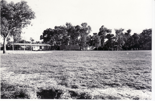 Blackburn Lake Primary School  grounds in 1977.