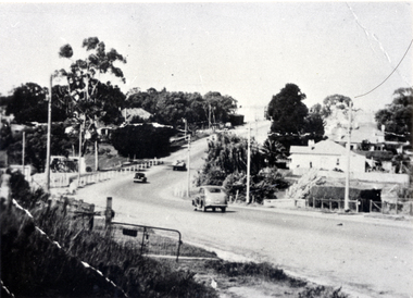 Photograph - Black and white photograph, Whitehorse Road Blackburn