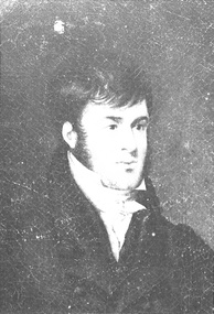 Black & white photo of James Blackburn (1803 - 1854).