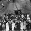 Black and white photo of Blackburn Football Club dance 1922.