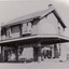 Black and white photo of Mitcham Post Office, corner Whitehorse Road and Station Street, Mitcham