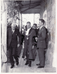 Photograph, Sir Rohan Delacombe and Mayor of Nunawading, 1965