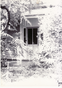 Black and white photo of Station Master's House, Mitcham. House at southern end of Station Street