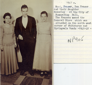 Photograph, Marj and Don Fraser, 1947