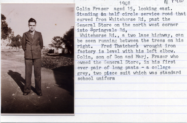 Photograph, Colin Fraser, 1948