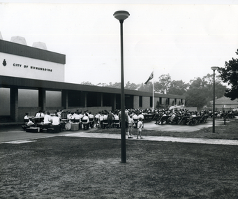 Photograph, R.A.A.F. Band at Opening of Nunawading Civic Centre, 23/03/1998 12:00:00 AM