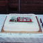 Coloured photo of Cake for Centenary Celebrations for Mitcham State School, 1988.
