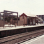 Coloured photo of Mitcham Railway Station 1988.