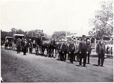 Photograph, McGlone's Funeral, 1892