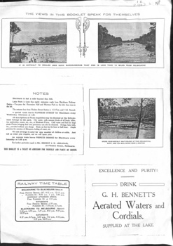 Advertising booklet for Lake Park Blackburn describing all amenities.