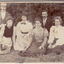 Black and white photo of Group including Eliza McGlone