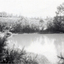 Black and white photo of Dam on Livermore's Orchard, Morack Road, Vermont.