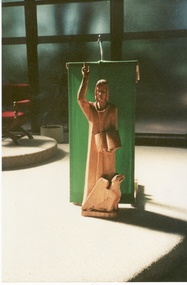 Photograph, Lectern and Carving in St. John's Catholic Church, Mitcham