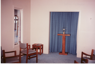 Photograph, Interior of Eucharistic Chapel at St. John's Catholic Church