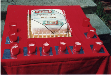 Photograph, Celebratory Cake at St. John's Catholic Church's 40th Birthday, 2/02/1992 12:00:00 AM