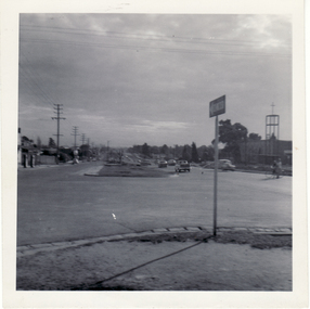 Photograph, Corner of Station Street and Whitehorse Road, Mitcham, 1962