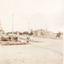 Black and white photo of Corner of Harrison and Thomas Streets, Mitcham. Looking West. (Photograph taken from front of Kohlman house).