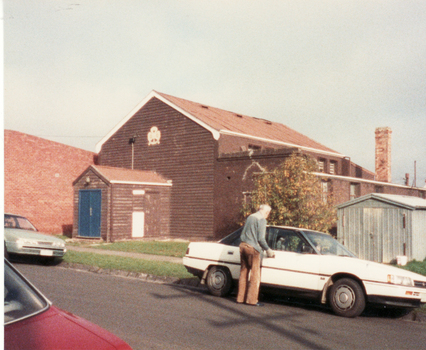 2 Coloured photos of Guide Hall, West side of Brittania Street, Mitcham. Formerly jointly used with Scouts and therefore known as Scout Hall.