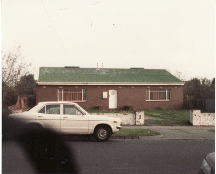 2 Coloured photos of Mitcham Angling Club Headquarters, West side Brittania Street, Mitcham. Originally located on Northern side of Guide Hall in small galvanised iron shed  -(see NP1064) - now relocated in Brunswick Road