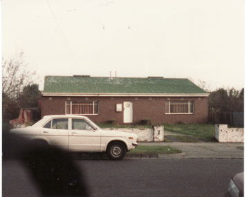 2 Coloured photos of Mitcham Angling Club Headquarters, West side Brittania Street, Mitcham. Originally located on Northern side of Guide Hall in small galvanised iron shed  -(see NP1064) - now relocated in Brunswick Road