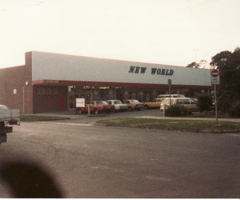 Photograph, Front Facade Coles New World Supermarket, Mitcham, 13/06/1986 12:00:00 AM