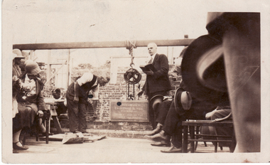 Photograph, Mr. Greenwood, M.L.A, 22/11/1929 12:00:00 AM